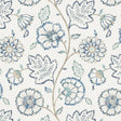 PURE EDIT KALAMKARI PEF100024.521.0 in AZURE Wallpaper - THE