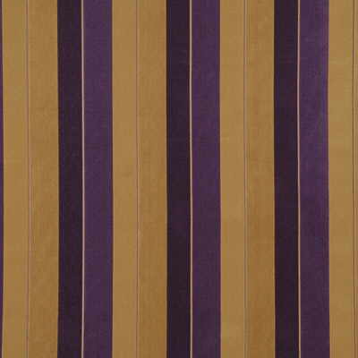 PARKERTEX PF50020.585.0 MARCO STRIPE PURPLE/TAUPE Fabric - Eade's Wallpaper