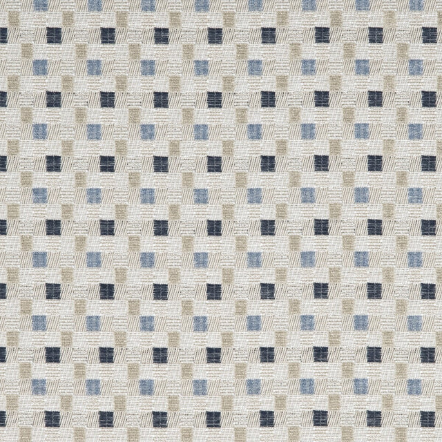 BAKER LIFESTYLE PF50347.3.0 SKANE IVORY/STONE/GREY Fabric - Eade's Wallpaper