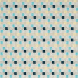 BAKER LIFESTYLE PF50347.4.0 SKANE AQUA/INDIGO/LINEN Fabric - Eade's Wallpaper