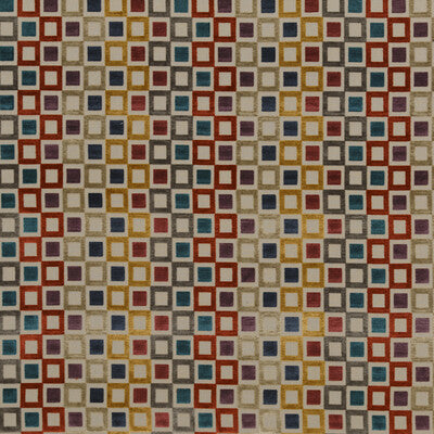 BAKER LIFESTYLE PF50425.1.0 SQUARE DANCE TUTTI FRUTTI Fabric - Eade's Wallpaper