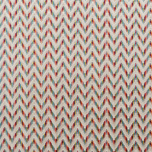 BAKER LIFESTYLE PF50426.1.0 CARNIVAL CHEVRON TUTTI FRUTTI Fabric - Eade's Wallpaper