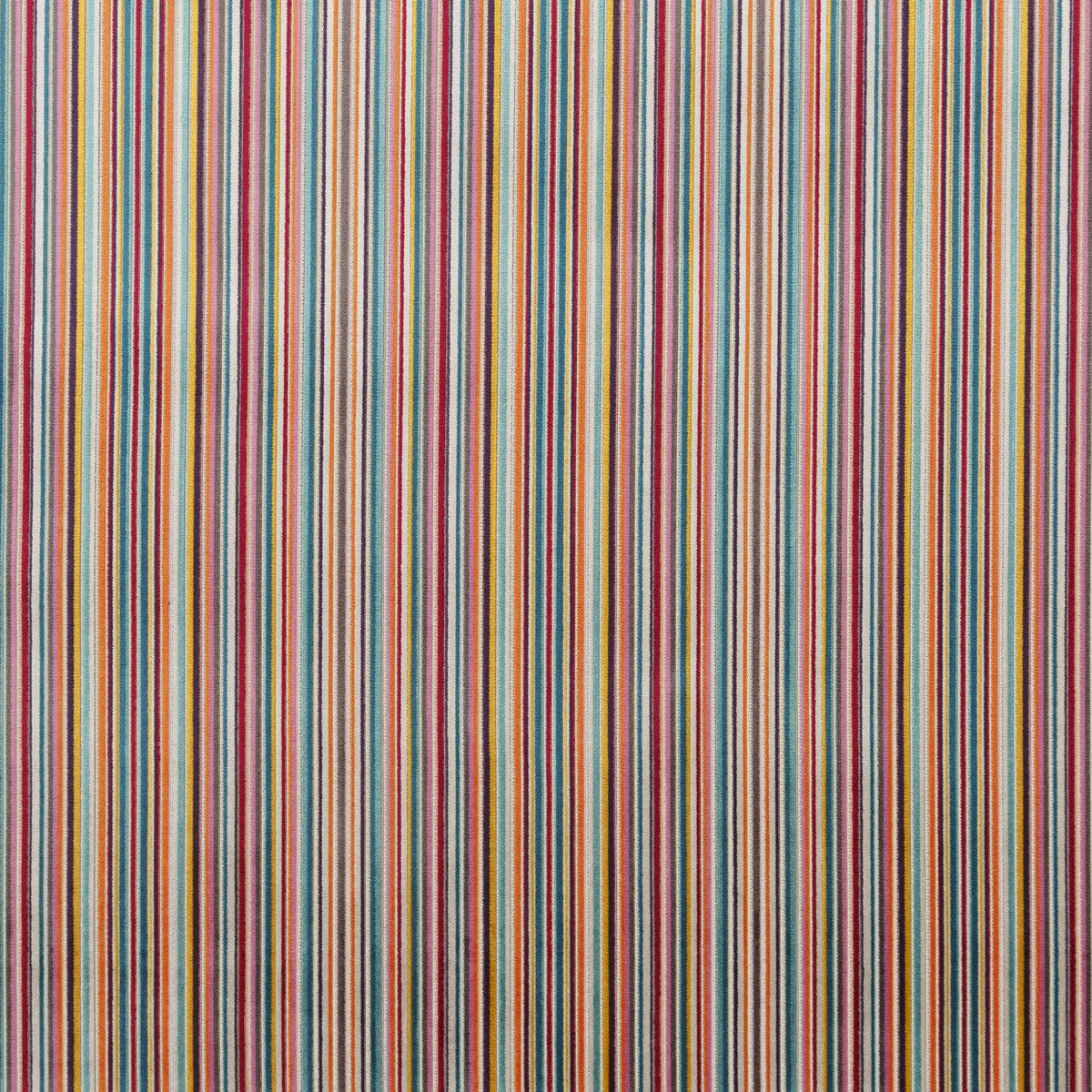 BAKER LIFESTYLE PF50427.1.0 SAMBA STRIPE TUTTI FRUTTI Fabric - Eade's Wallpaper