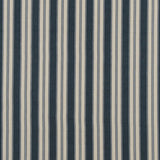 BAKER LIFESTYLE PF50430.2.0 TANGO TICKING INDIGO Fabric - Eade's Wallpaper
