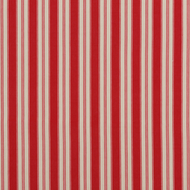 BAKER LIFESTYLE PF50430.4.0 TANGO TICKING RED Fabric - Eade's Wallpaper