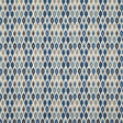 BAKER LIFESTYLE PF50446.1.0 MAZARA INDIGO Fabric - Eade's Wallpaper