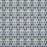 BAKER LIFESTYLE PF50446.1.0 MAZARA INDIGO Fabric - Eade's Wallpaper