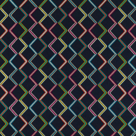 BAKER LIFESTYLE PF50464.2.0 DANZA INDIGO Fabric - Eade's Wallpaper