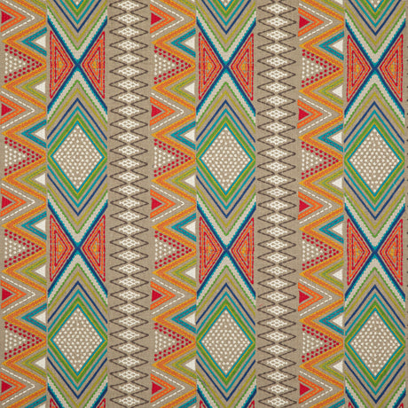 BAKER LIFESTYLE PF50467.1.0 FIESTA MULTI Fabric - Eade's Wallpaper