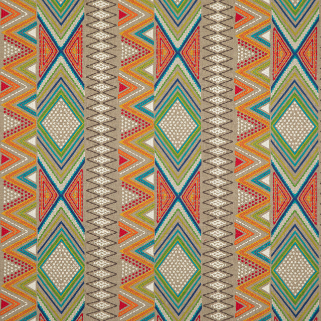 BAKER LIFESTYLE PF50467.1.0 FIESTA MULTI Fabric - Eade's Wallpaper