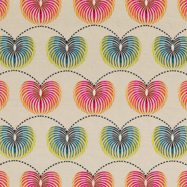 BAKER LIFESTYLE PF50469.1.0 LANTERNS TUTTI FRUTTI Fabric - Eade's Wallpaper