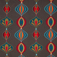 BAKER LIFESTYLE PF50471.1.0 VIVA TEAL/SPICE Fabric - Eade's Wallpaper