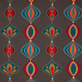 BAKER LIFESTYLE PF50471.1.0 VIVA TEAL/SPICE Fabric - Eade's Wallpaper