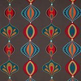 BAKER LIFESTYLE PF50471.1.0 VIVA TEAL/SPICE Fabric - Eade's Wallpaper