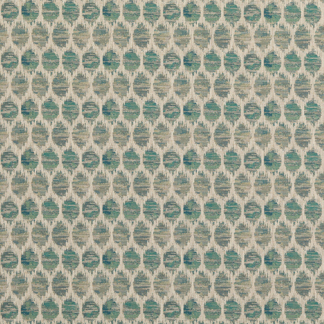 BAKER LIFESTYLE PF50491.725.0 HONEYCOMB AQUA Fabric - Eade's Wallpaper