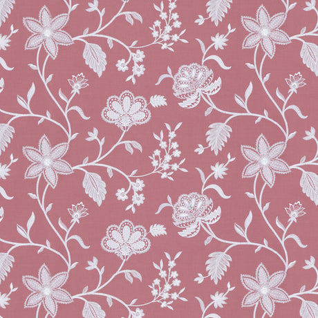 BAKER LIFESTYLE PF50504.404.0 PETHERTON PINK Fabric - Eade's Wallpaper