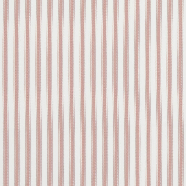 BAKER LIFESTYLE PF50505.404.0 SHERBORNE TICKING PINK Fabric - Eade's Wallpaper