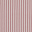 BAKER LIFESTYLE PF50505.450.0 SHERBORNE TICKING RED Fabric - Eade's Wallpaper
