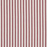 BAKER LIFESTYLE PF50505.450.0 SHERBORNE TICKING RED Fabric - Eade's Wallpaper