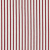 BAKER LIFESTYLE PF50505.450.0 SHERBORNE TICKING RED Fabric - Eade's Wallpaper