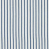 BAKER LIFESTYLE PF50505.660.0 SHERBORNE TICKING BLUE Fabric - Eade's Wallpaper