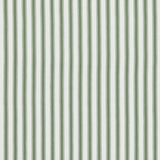 BAKER LIFESTYLE PF50505.735.0 SHERBORNE TICKING GREEN Fabric - Eade's Wallpaper