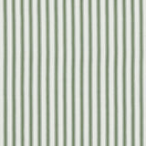 BAKER LIFESTYLE PF50505.735.0 SHERBORNE TICKING GREEN Fabric - Eade's Wallpaper