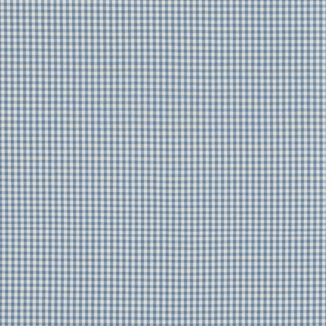 BAKER LIFESTYLE PF50506.605.0 SHERBORNE GINGHAM SOFT BLUE Fabric - Eade's Wallpaper