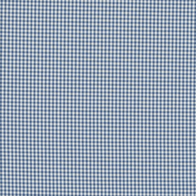 BAKER LIFESTYLE PF50506.660.0 SHERBORNE GINGHAM BLUE Fabric - Eade's Wallpaper