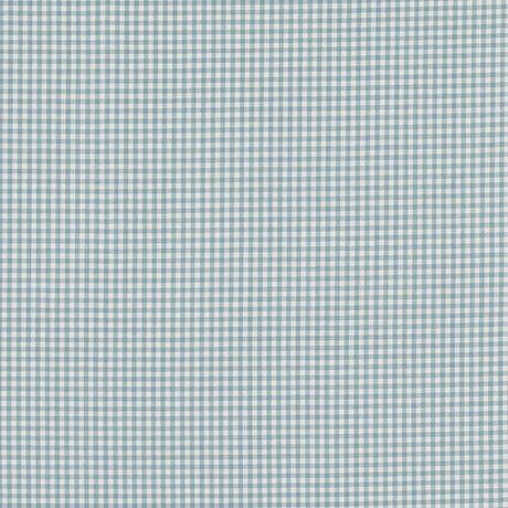 BAKER LIFESTYLE PF50506.725.0 SHERBORNE GINGHAM AQUA Fabric - Eade's Wallpaper