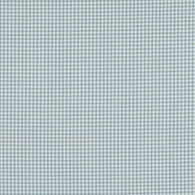 BAKER LIFESTYLE PF50506.725.0 SHERBORNE GINGHAM AQUA Fabric - Eade's Wallpaper