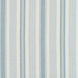 BAKER LIFESTYLE PF50507.2.0 PURBECK STRIPE AQUA Fabric - Eade's Wallpaper