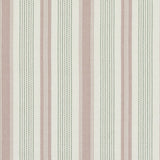 BAKER LIFESTYLE PF50507.3.0 PURBECK STRIPE PINK/GREEN Fabric - Eade's Wallpaper