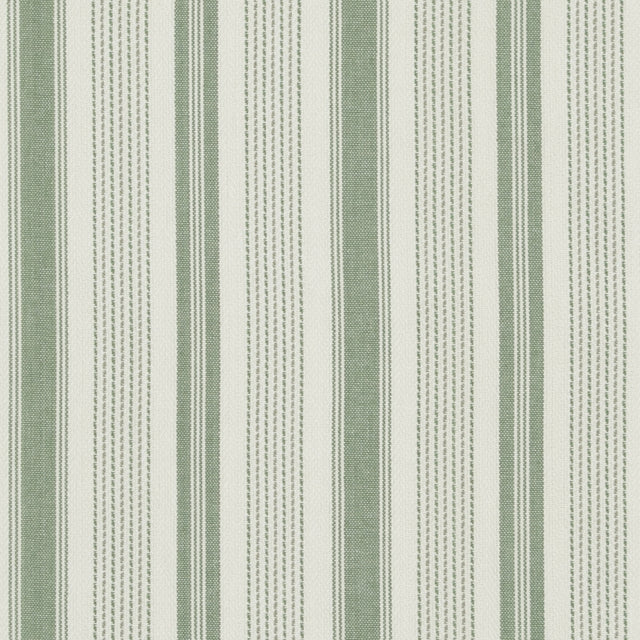 BAKER LIFESTYLE PF50507.5.0 PURBECK STRIPE GREEN Fabric - Eade's Wallpaper