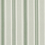 BAKER LIFESTYLE PF50507.5.0 PURBECK STRIPE GREEN Fabric - Eade's Wallpaper