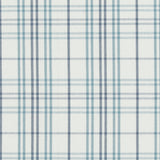 BAKER LIFESTYLE PF50508.2.0 PURBECK CHECK AQUA Fabric - Eade's Wallpaper