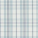 BAKER LIFESTYLE PF50508.2.0 PURBECK CHECK AQUA Fabric - Eade's Wallpaper