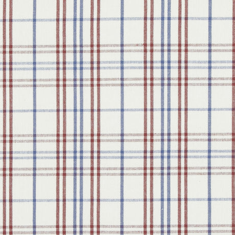 BAKER LIFESTYLE PF50508.4.0 PURBECK CHECK RED/BLUE Fabric - Eade's Wallpaper