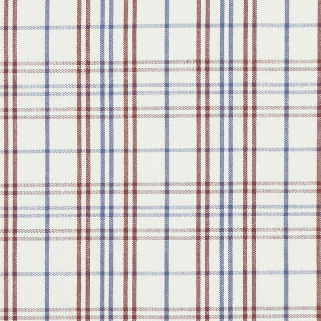 BAKER LIFESTYLE PF50508.4.0 PURBECK CHECK RED/BLUE Fabric - Eade's Wallpaper