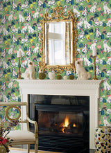 PrintFresh PFS4811 Jade Good Dog Peel and Stick Wallpaper