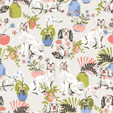 PrintFresh PFS4812 Stone Good Dog Peel and Stick Wallpaper