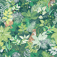PrintFresh PFS4813 Sage Tropical Oasis Peel and Stick Wallpa