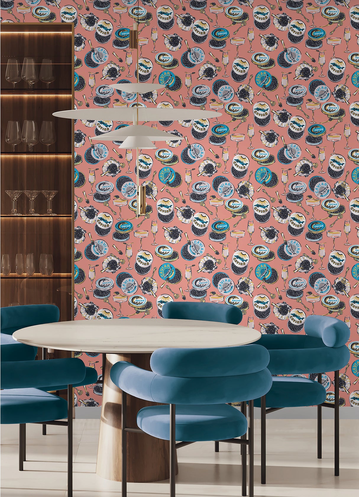 PrintFresh PFS6558 Champagne and Caviar Salmon Peel and Stic