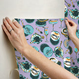 PrintFresh PFS6559 Champagne and Caviar Lavendar Peel and St