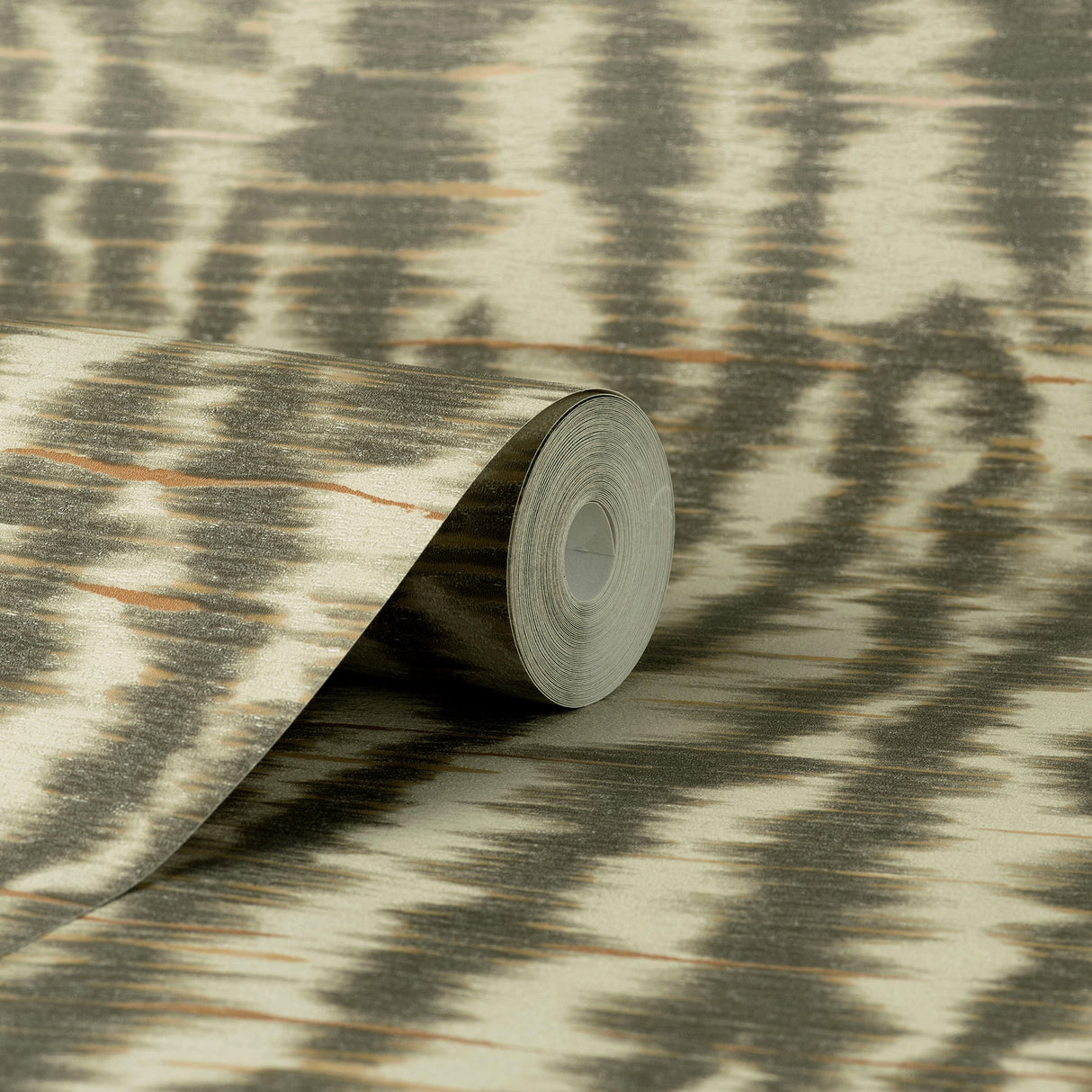 Fine Decor PK333443 Hartmann Brown Stripe Texture Wallpaper