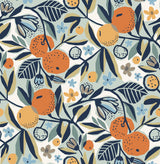 Pip & Lo PLS4199 Navy Clementine Garden Peel & Stick Wallpaper