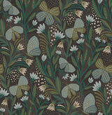 Pip & Lo PLS4202 Chocolate Papillon Flutter Peel & Stick Wallpaper