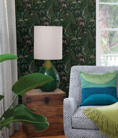 Pip & Lo PLS4205 Greens Lotusland Peel & Stick Wallpaper