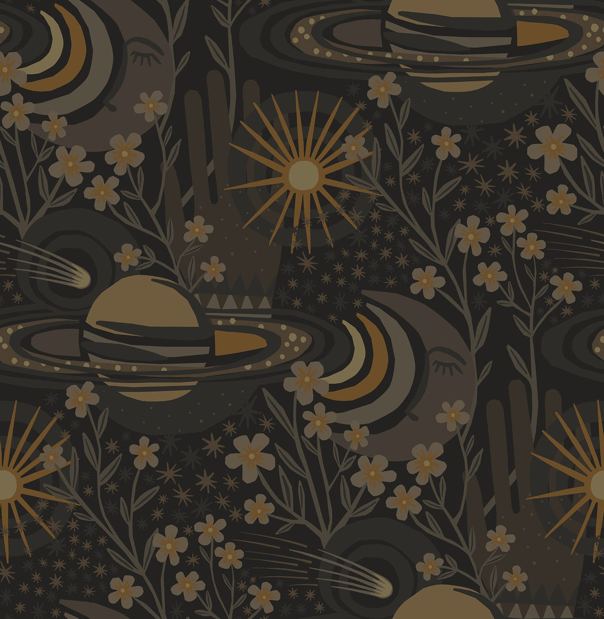 Pip & Lo PLS4210 Black Ethereal Cosmos Peel & Stick Wallpaper