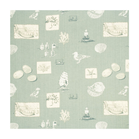 PARKERTEX PP50101.715.0 SENNEN PALE AQUA Fabric - Eade's Wallpaper